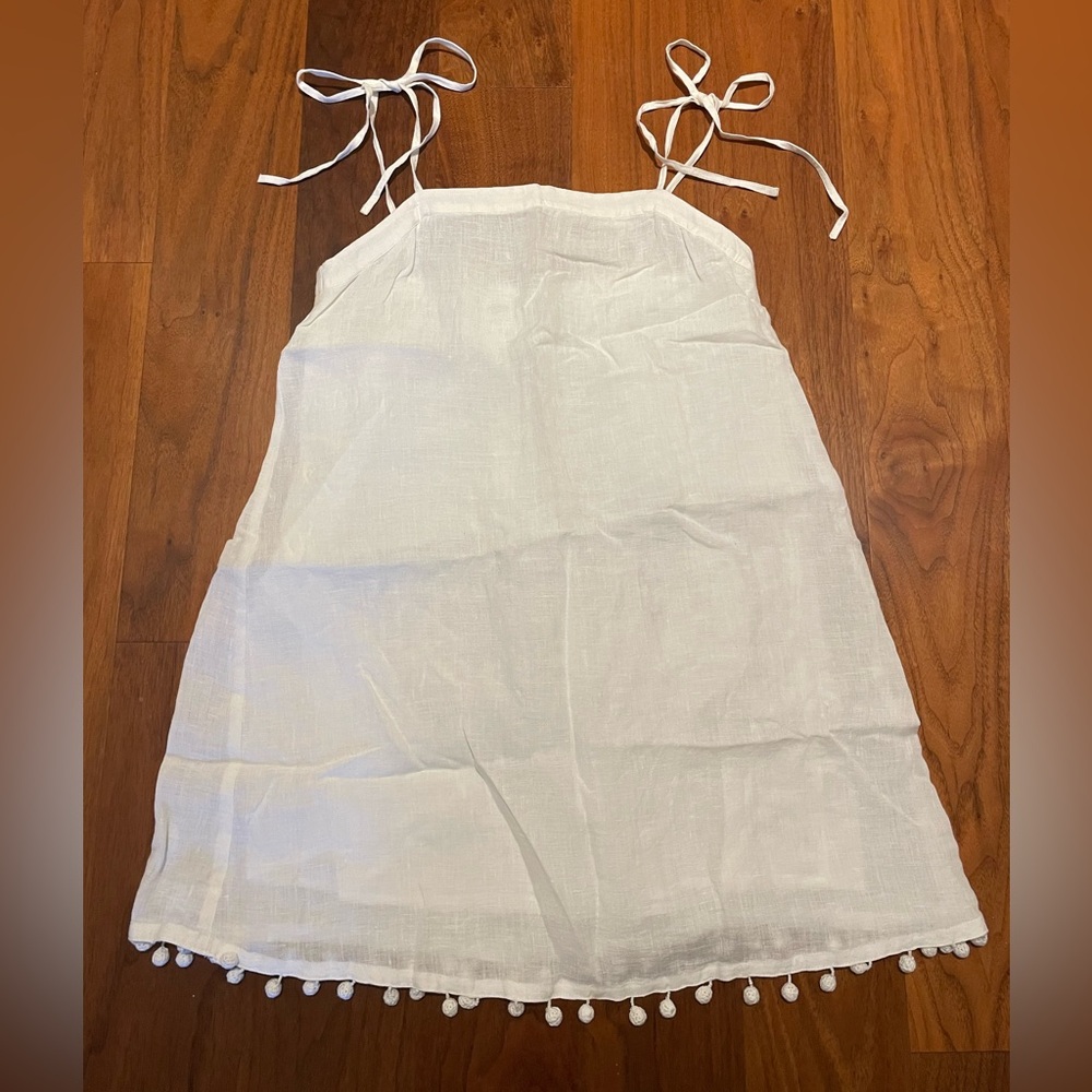 Club Monaco White Linen Dress